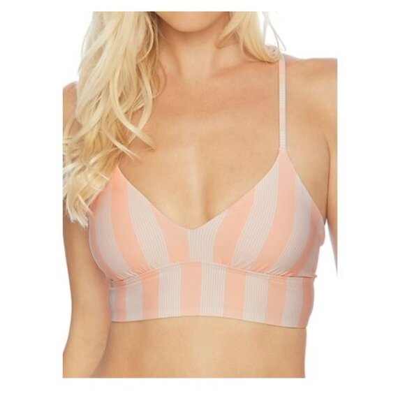 Splendid Long Lines Cropped Bikini Top - Picture 1 of 10